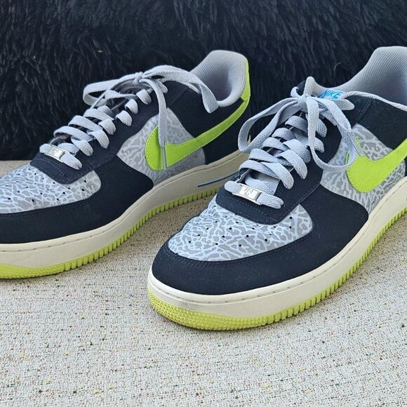 Nike Other - Nike Air Force 1 Men Sneaker Lace Up Shoes Multi Color Size 13US 12UK